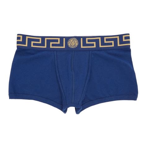 versace boxers blue|Versace men's boxer shorts.